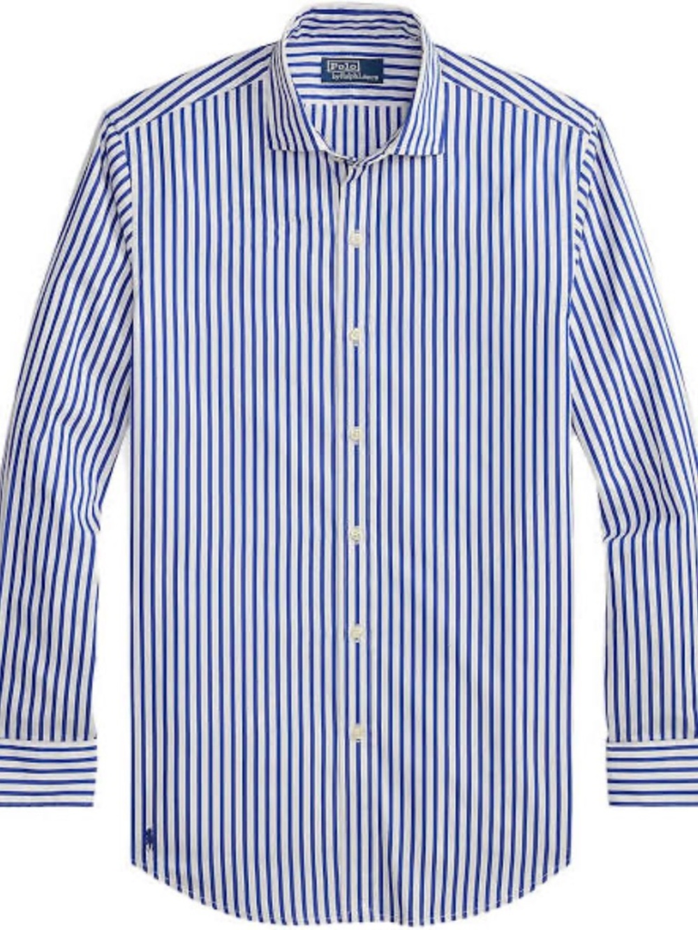 Striped Blue & White Button-Down Shirt US Open